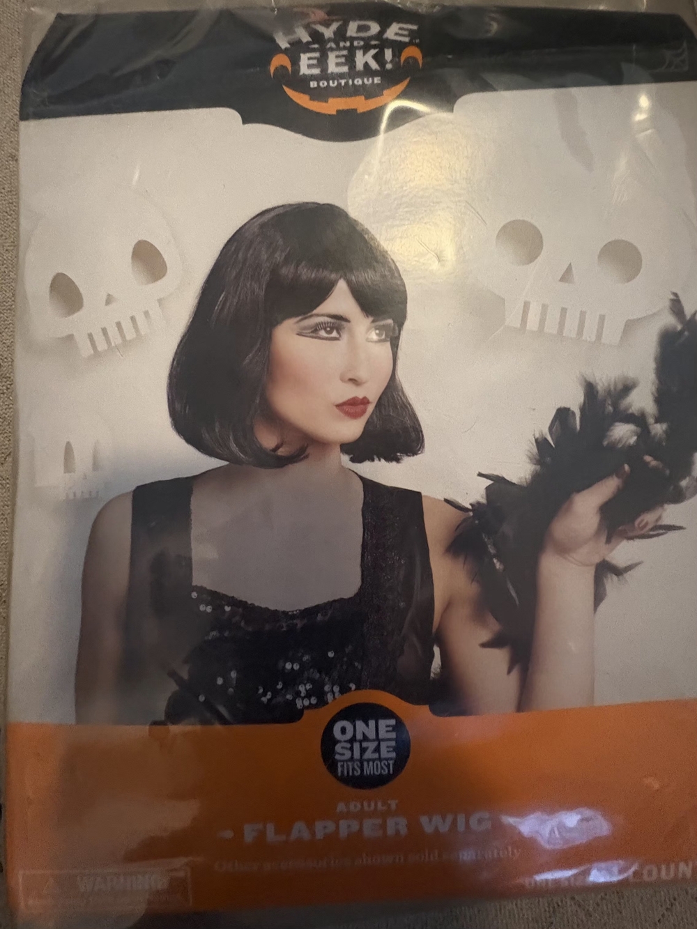 Hyde & EEK! Boutique Adult Flapper Wig Black